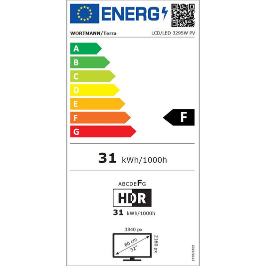 TERRA LCD/LED 3295W PV 4K IPS black USB-C/DP/HDMI