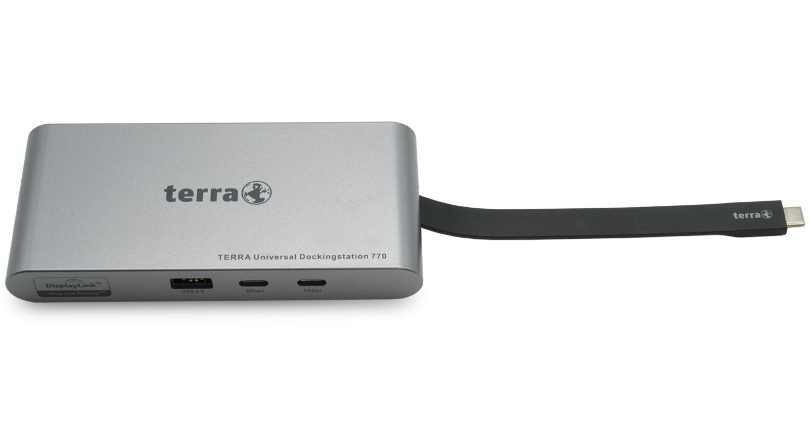 TERRA MOBILE Dockingstation 770 USB-C Dual Display Dockingstation mit Dual Display für unterwegs!