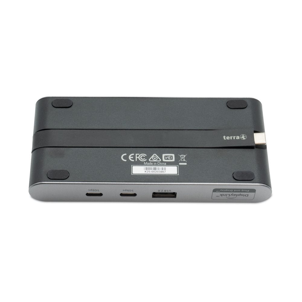 TERRA MOBILE Dockingstation 770 USB-C Dual Display Dockingstation mit Dual Display für unterwegs!