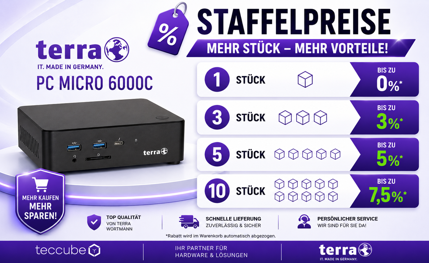 TERRA PC MICRO 6000C - Staffelpreise