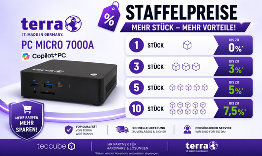 TERRA PC MICRO 7000A - Copilot+ PC - Staffelpreise