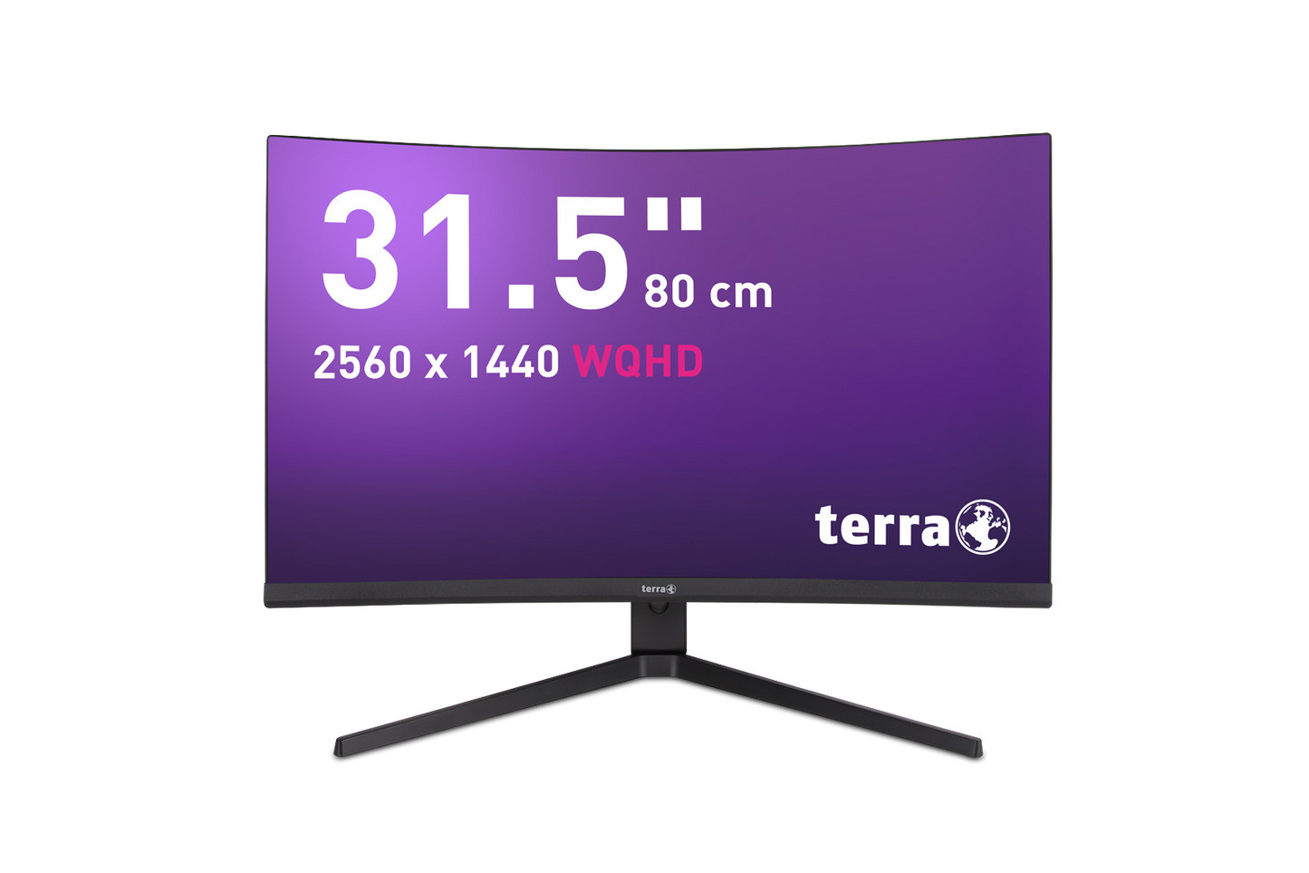 TERRA LCD/LED 3285W HA black CURVED USB-C/HDMI/DP
