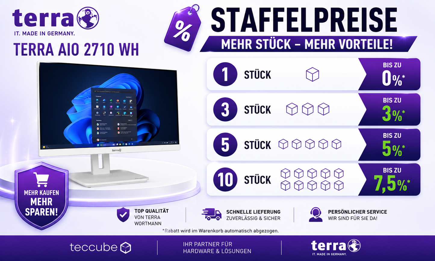 TERRA AIO 2710 wh - Staffelpreise
