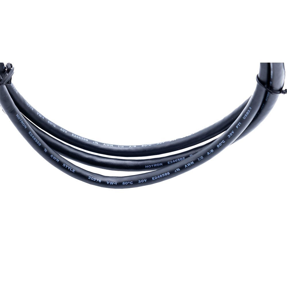 Kabel USB-C <=> USB-C 3.1 Gen1 / 3.2 Gen1 (5Gbps)  1m black Power Delivery 3.0, 20V, 5A, 100W