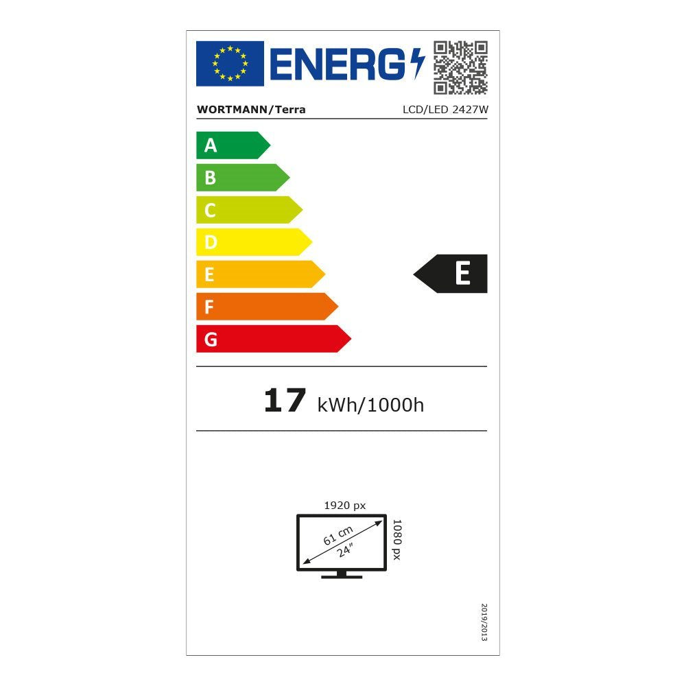 TERRA LCD/LED 2427W V3 IPS black HDMI/DP/USB-C, GREENLINE PLUS