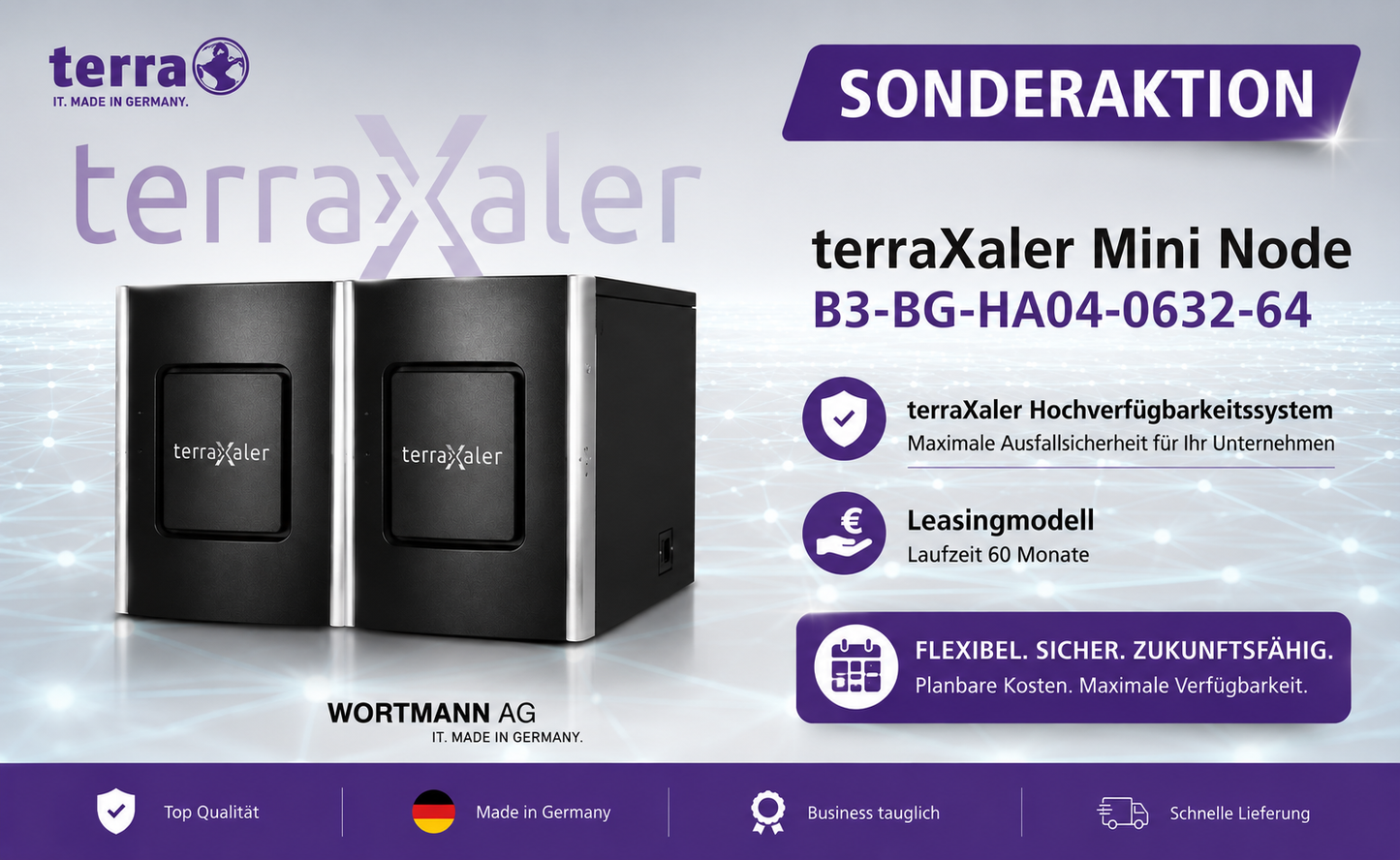 terraXaler Mini Node B3 - Leasingmodell (Laufzeit 60 Monate)